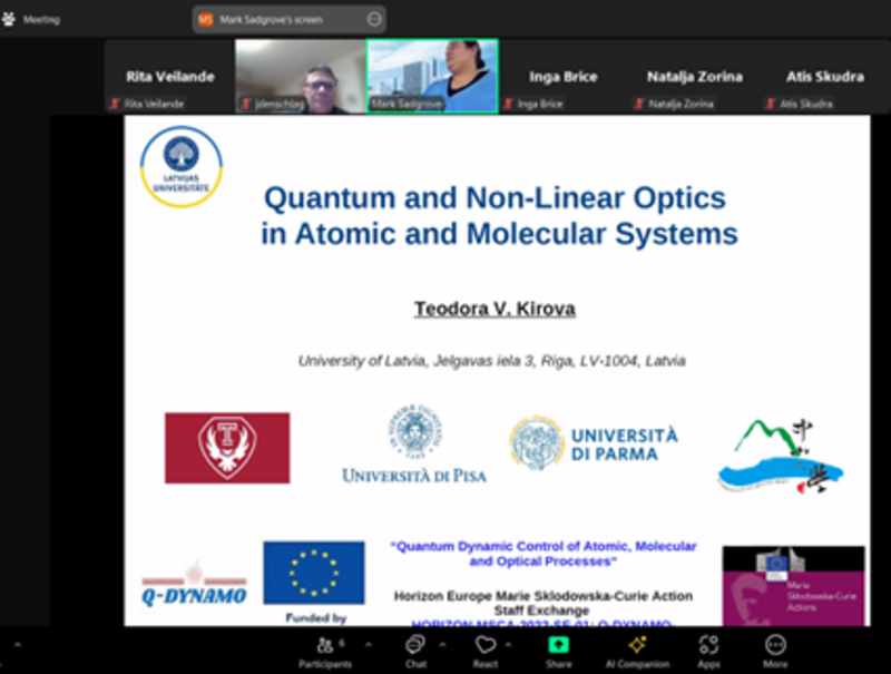 Summer school = Q-DYNAMO Workshop on Quantum Optics