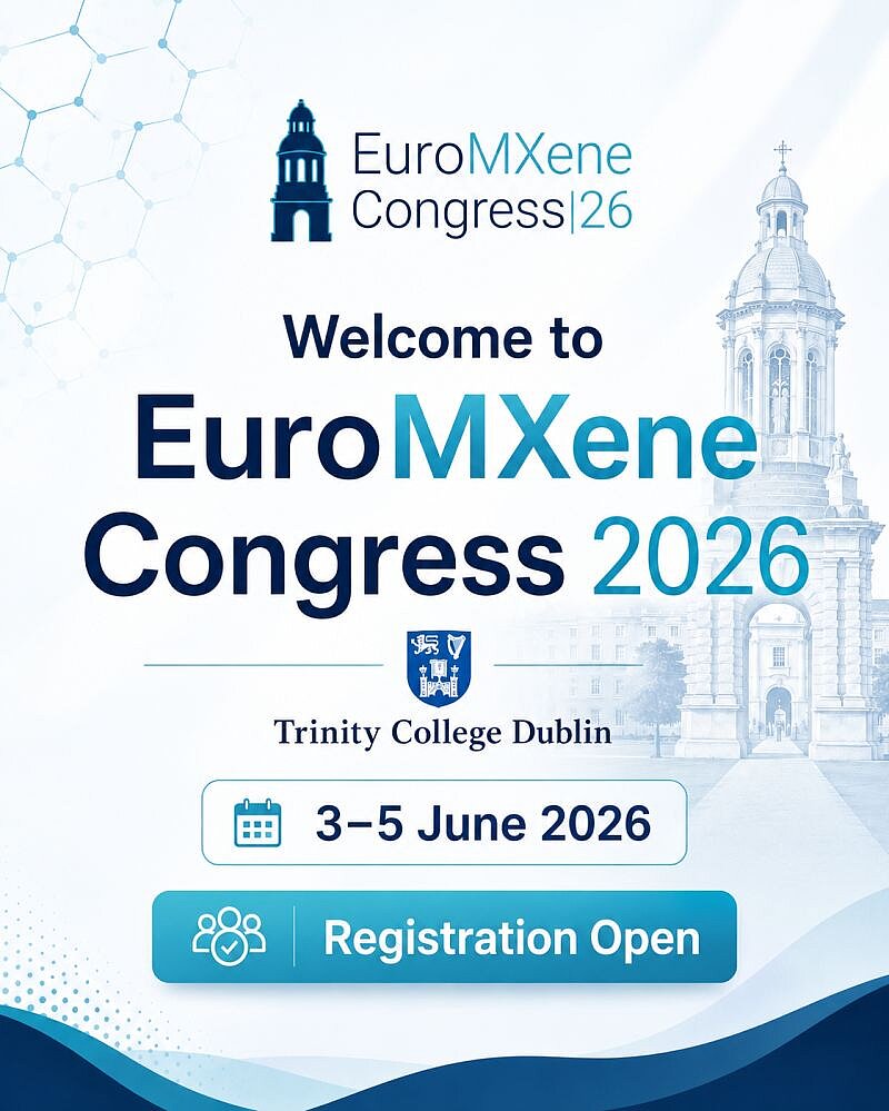 Participation to the prestigious EuroMXene 2026 Congress
